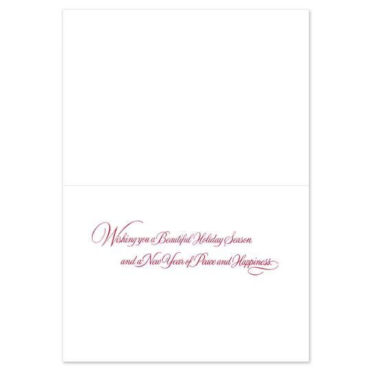 JAM Paper Building Frosty Christmas Card & Envelopes Set, 18ct.